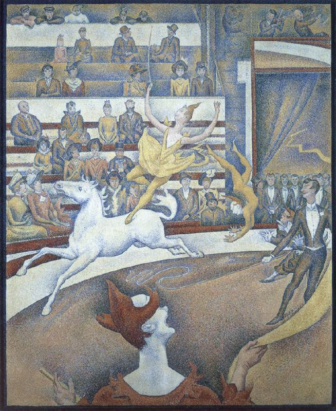 Georges Seurat circus oil painting picture
